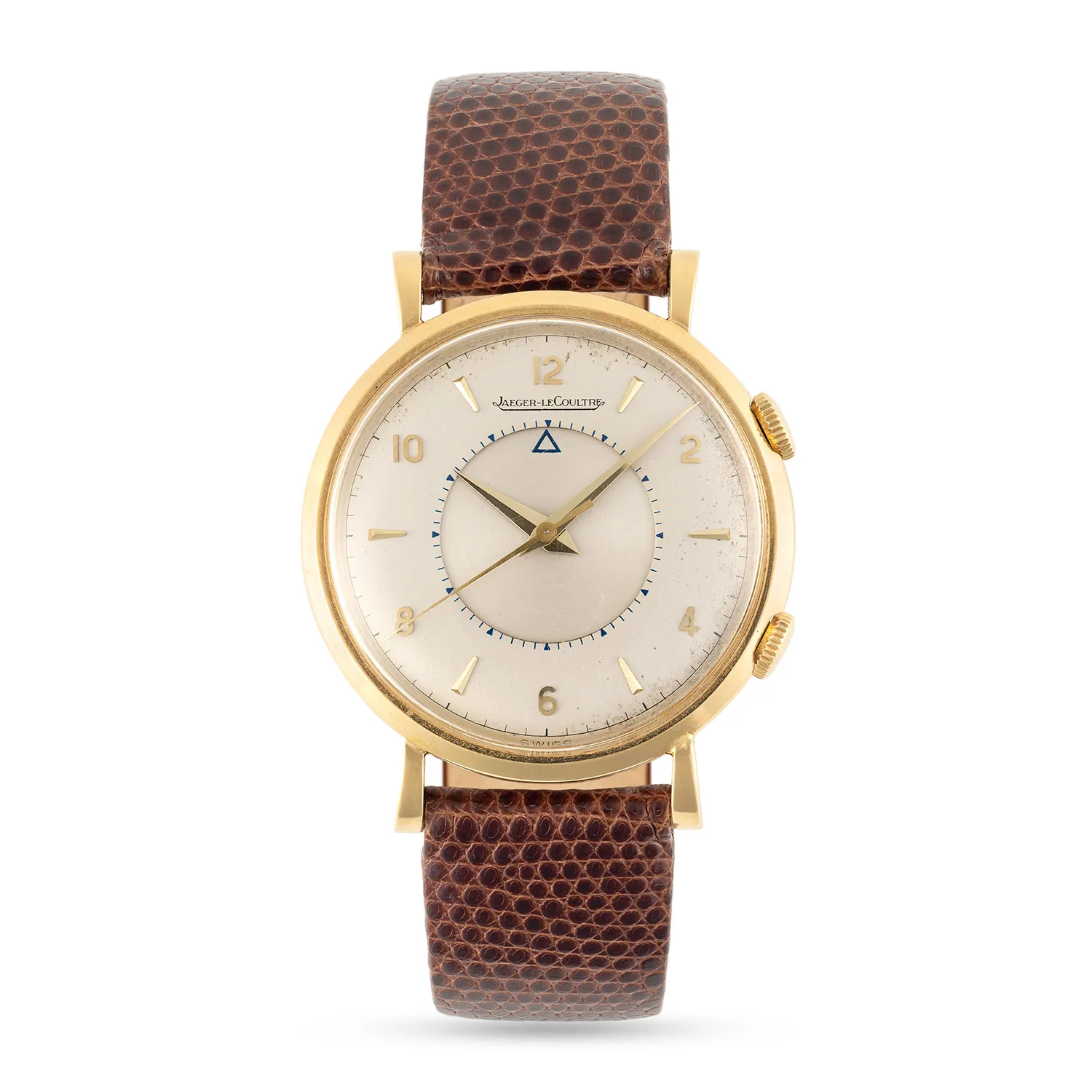 Jaeger-LeCoultre Memovox 35mm Yellow gold Silver 1