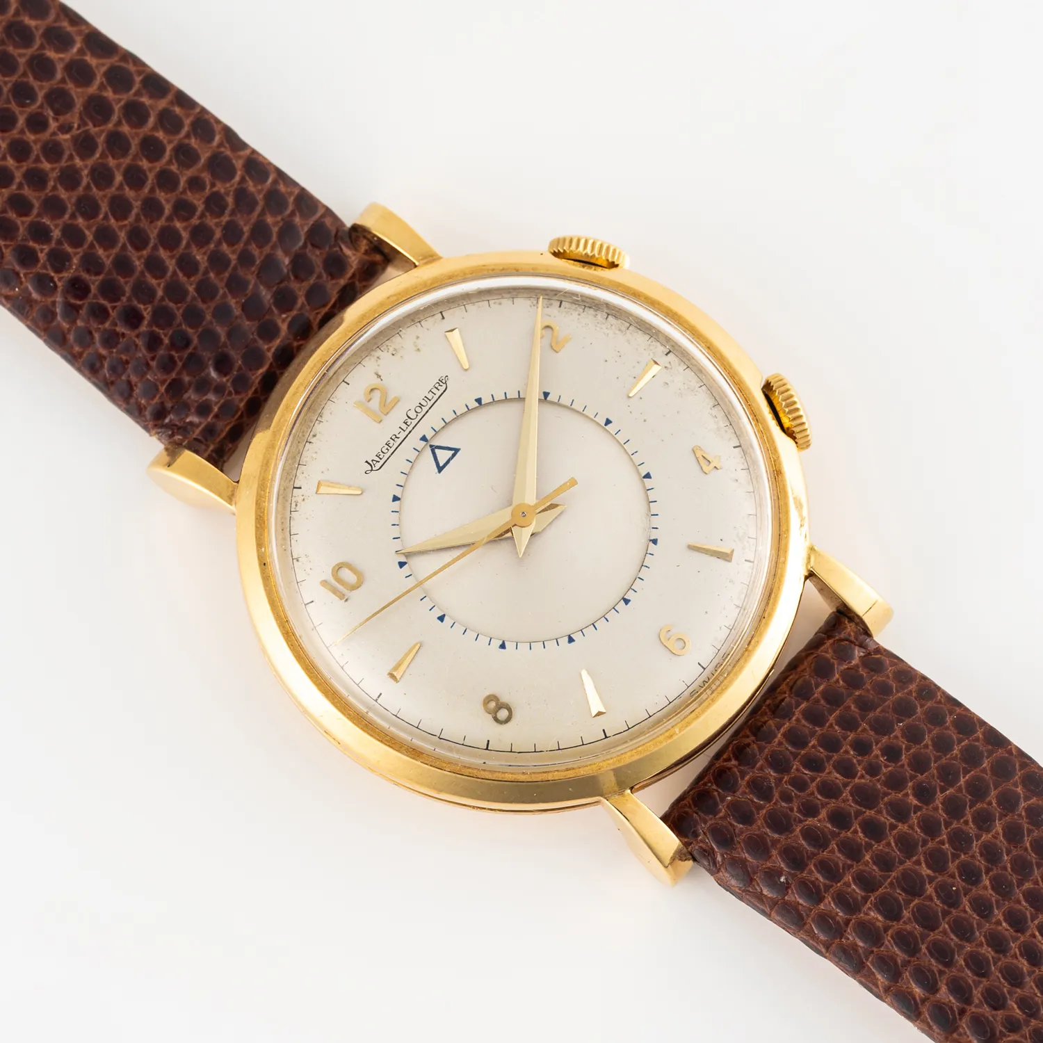 Jaeger-LeCoultre Memovox 35mm Yellow gold Silver 3