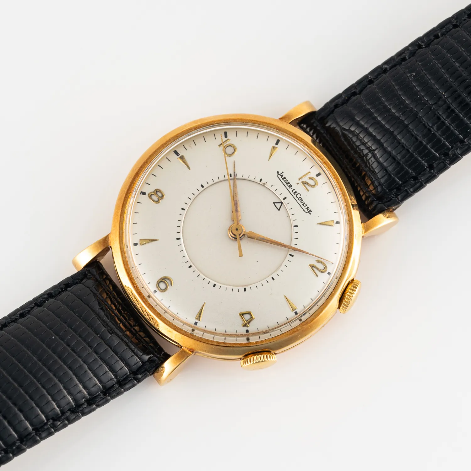 Jaeger-LeCoultre Memovox 35mm Yellow gold Silver 2