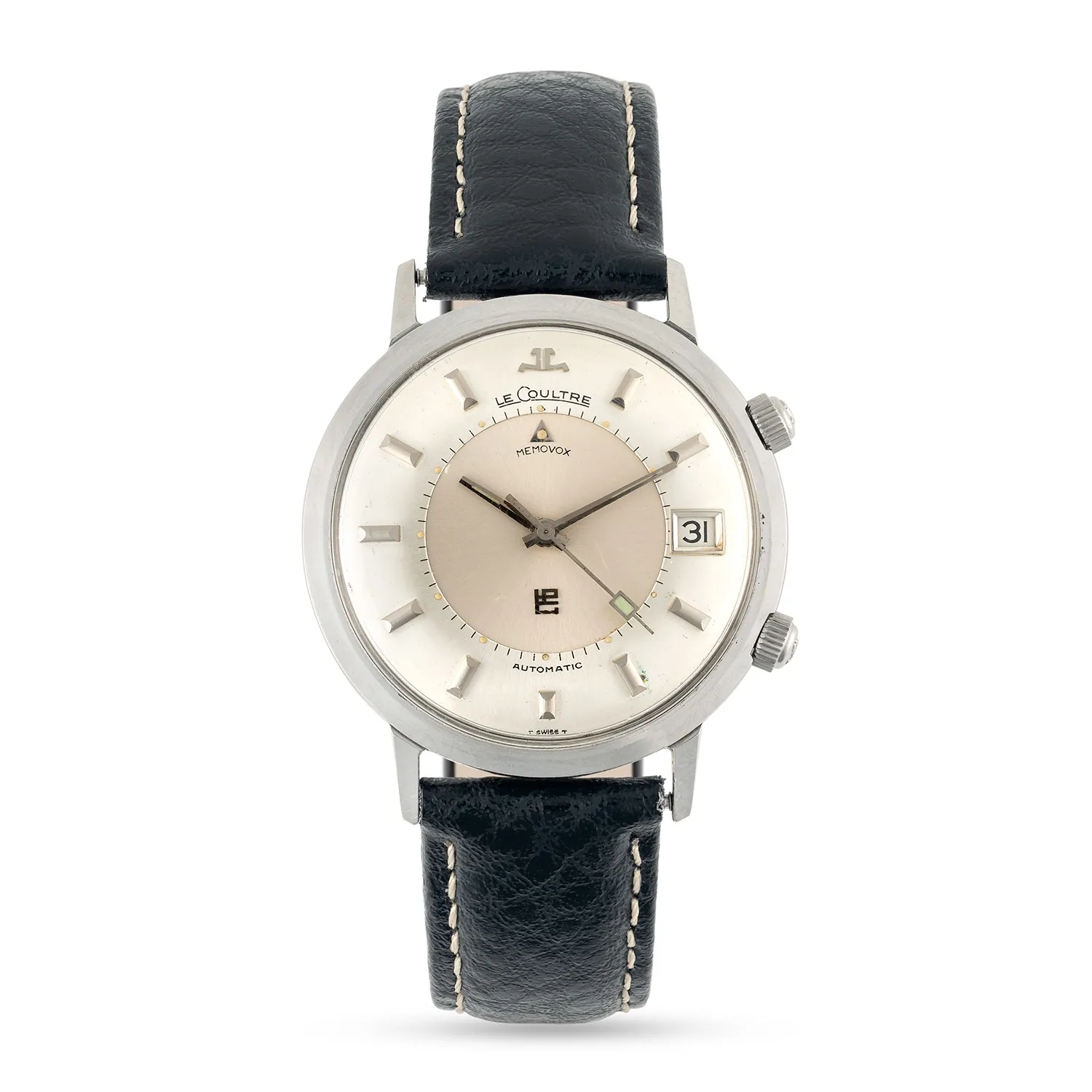 Jaeger-LeCoultre Memovox 37mm Stainless steel Silver 1