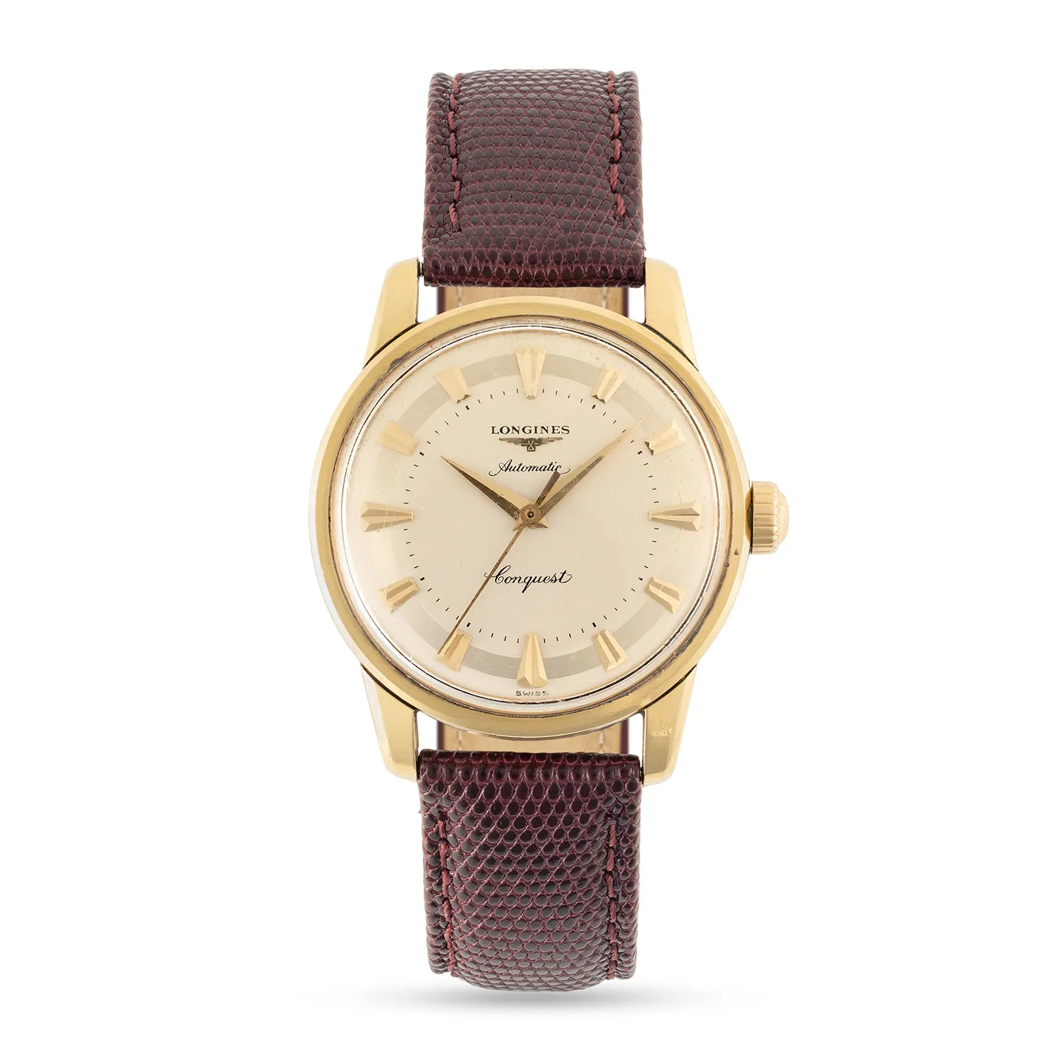 Longines Conquest 35mm Yellow gold Champagne 1