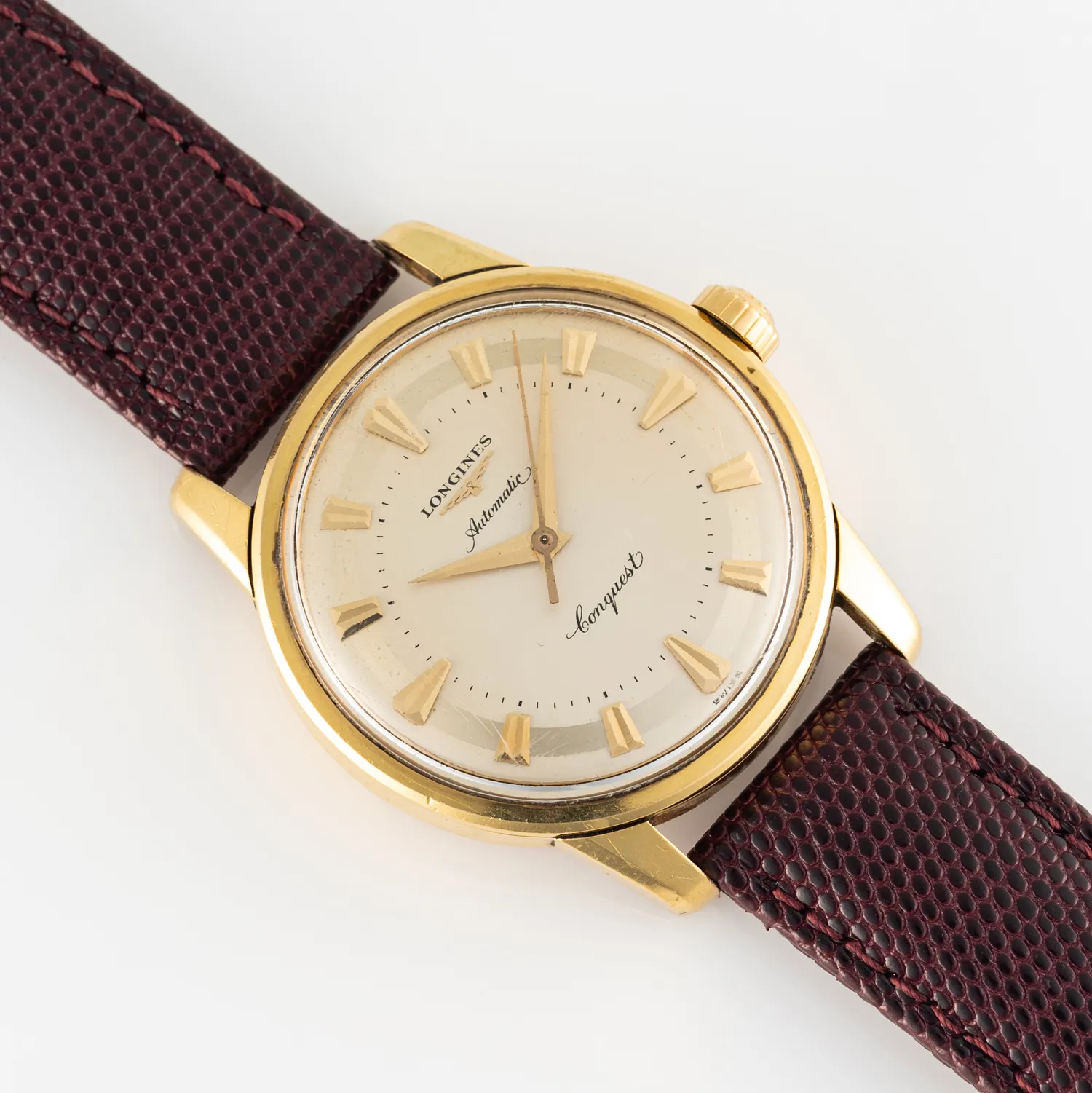 Longines Conquest 35mm Yellow gold Champagne 3
