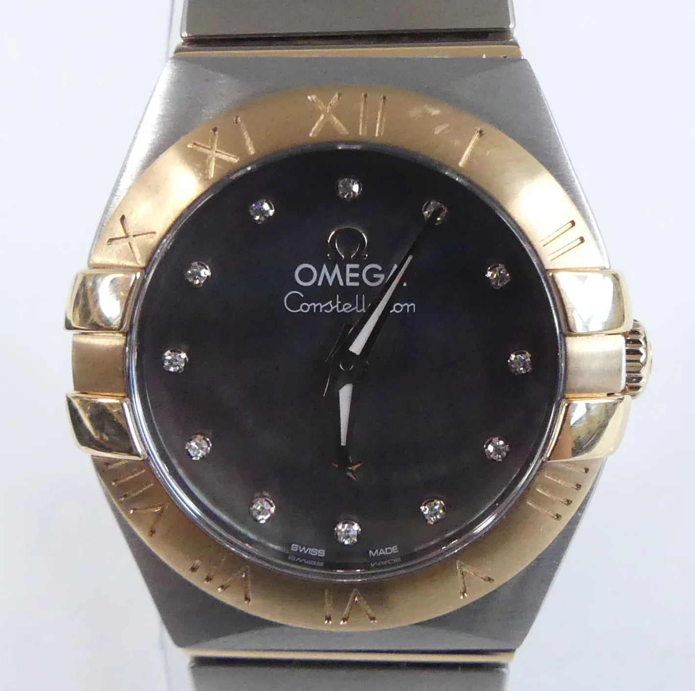 Omega Constellation 26mm Rose gold and Stainless steel Black 1