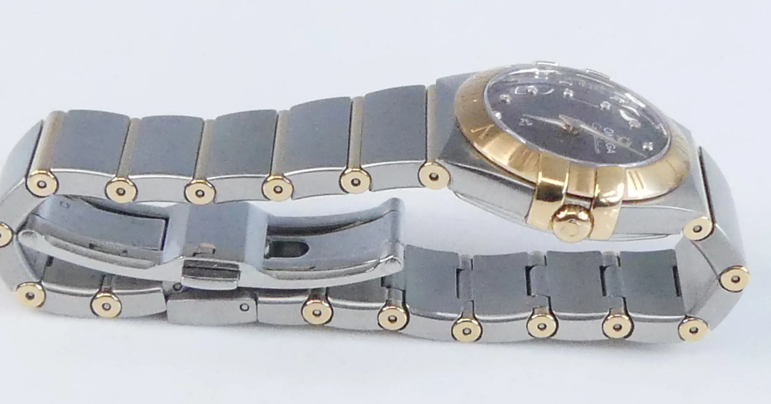 Omega Constellation 26mm Rose gold and Stainless steel Black 6