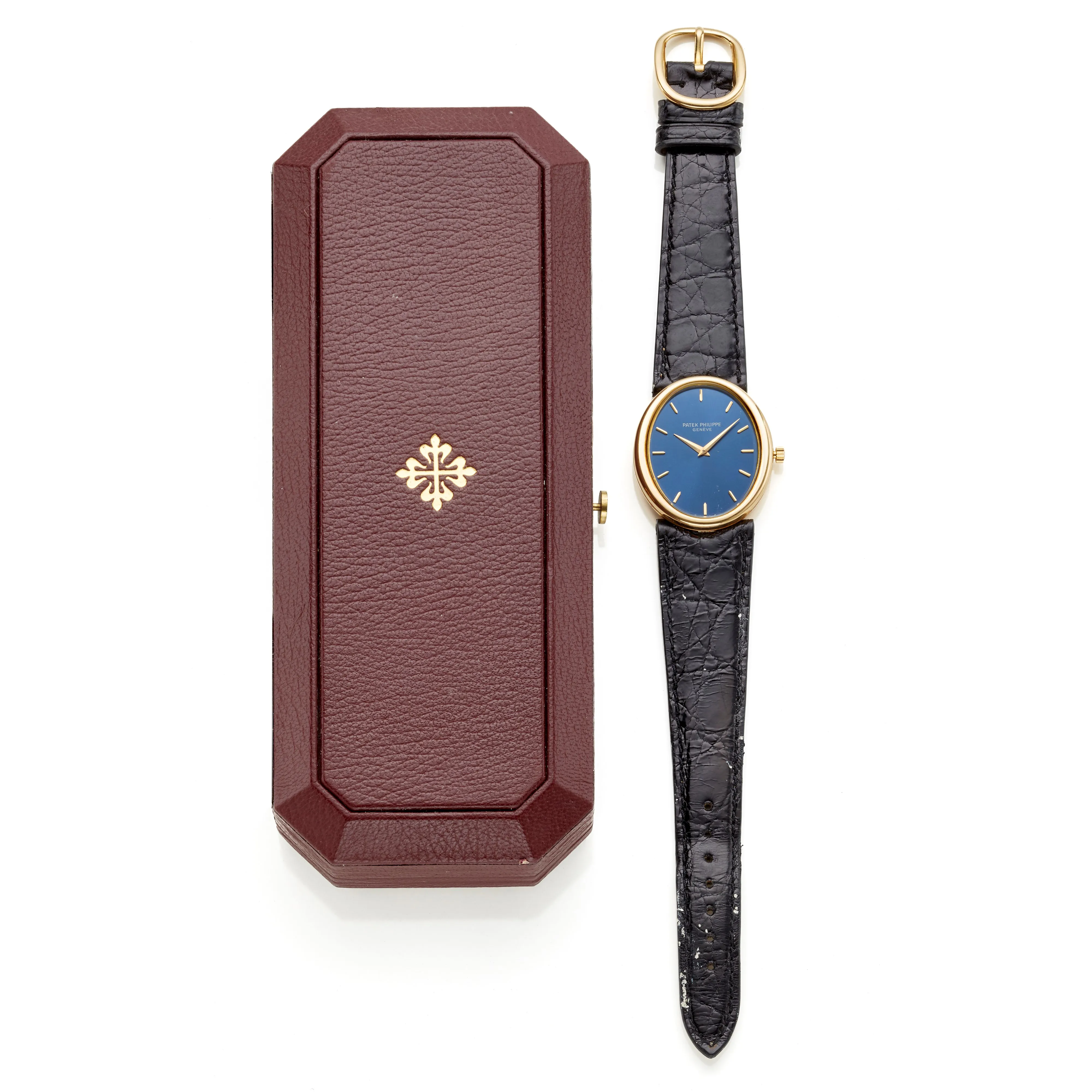 Patek Philippe Ellipse Lady 3598 29mm Yellow gold Blue