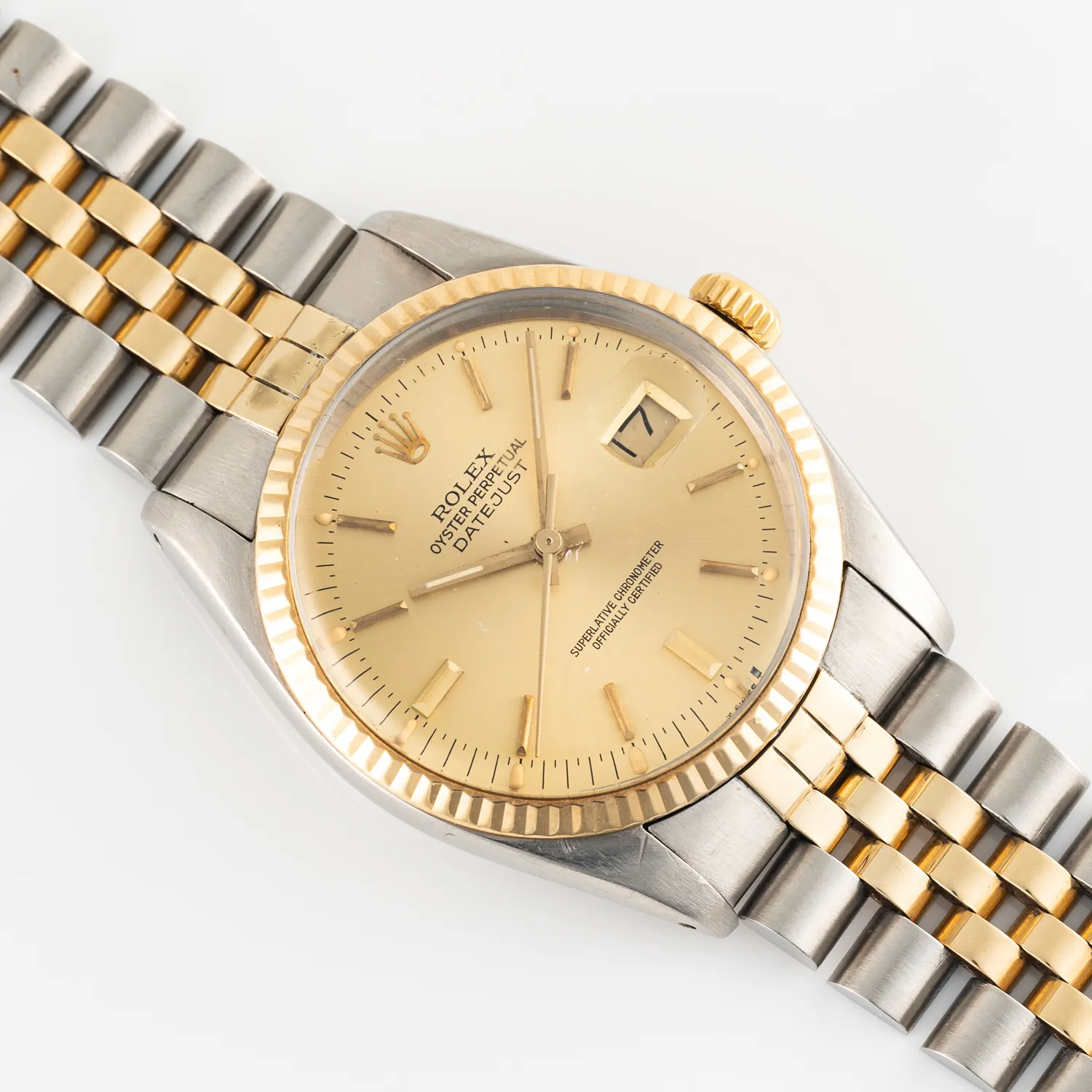 Rolex Datejust 36 16013 36mm Yellow gold and stainless steel Champagne 5