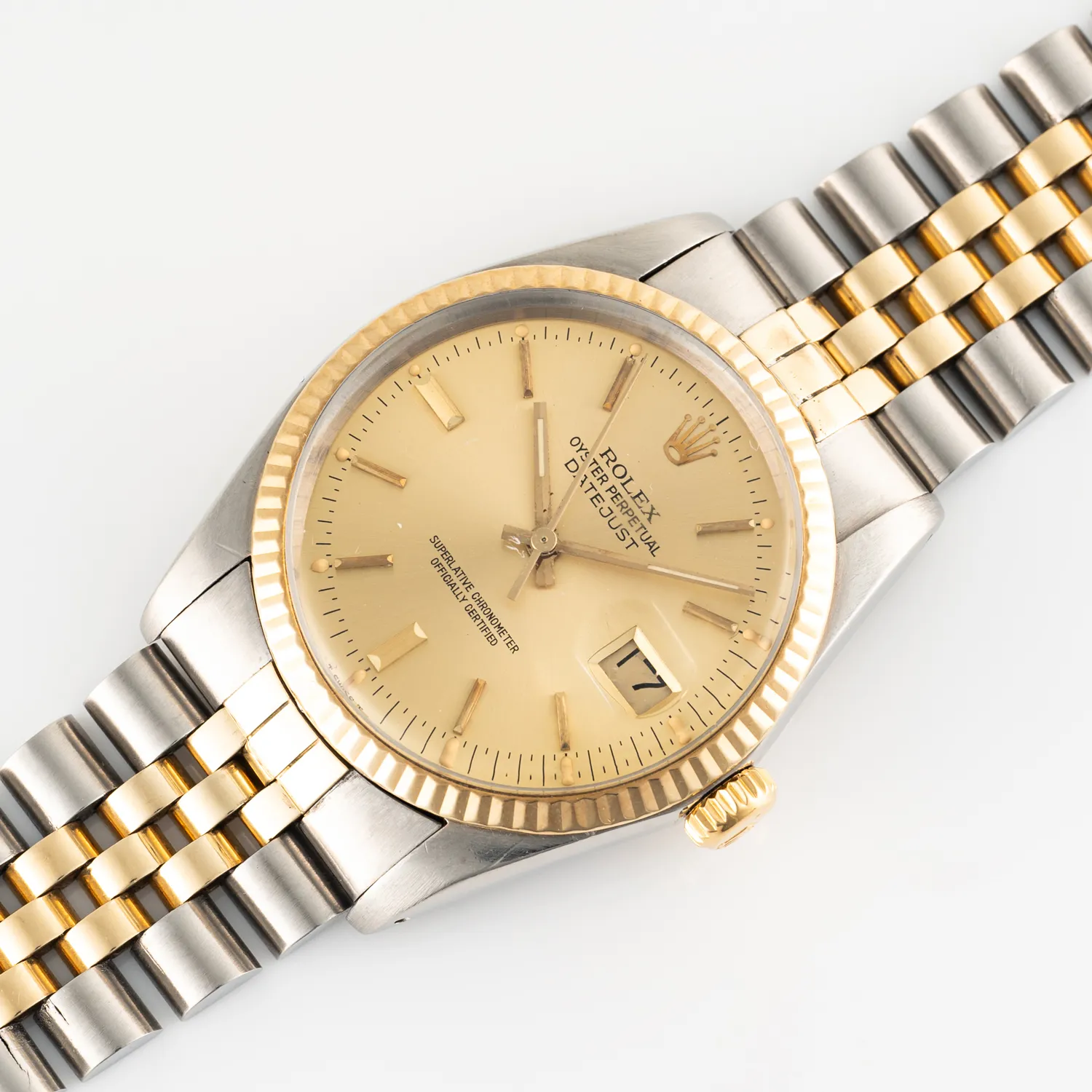 Rolex Datejust 36 16013 36mm Yellow gold and stainless steel Champagne 6