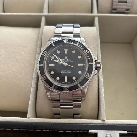 Rolex Submariner 5513 40mm Silver Black