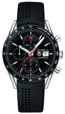 TAG Heuer Carrera Calibre 16 CV201AK.FT6040 41mm Stainless steel Black