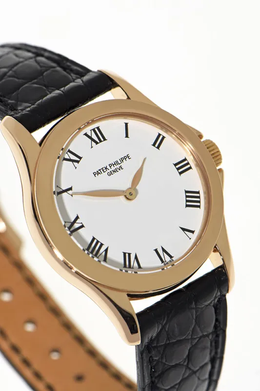 Patek Philippe Calatrava 4905 28mm Yellow gold White 2