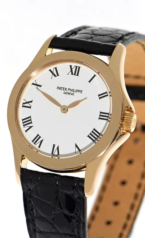 Patek Philippe Calatrava 4905 28mm Yellow gold White 3