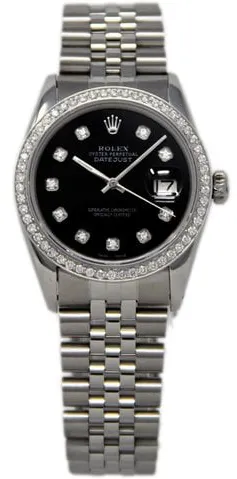 Rolex Datejust 36 16030 36mm Stainless steel Black