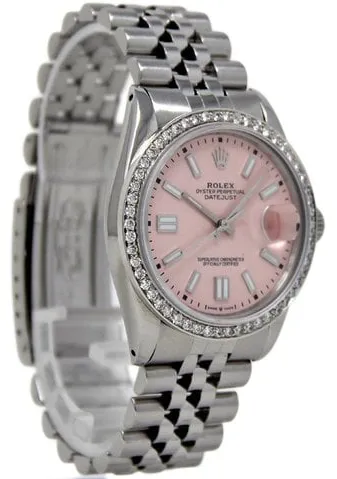 Rolex Datejust 36 16030 36mm Stainless steel Rose