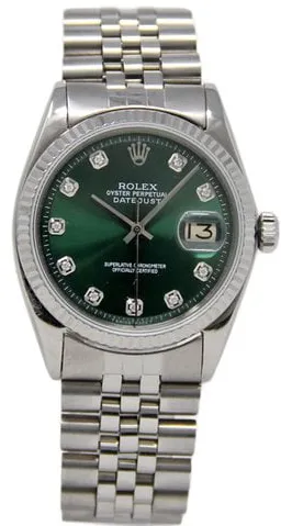 Rolex Datejust 1603 36mm Steel Green