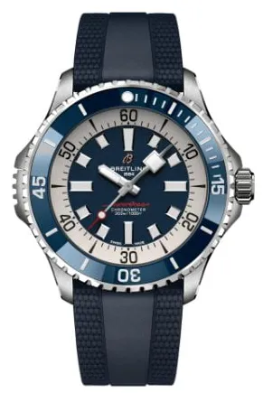 Breitling Superocean A17378E71C1S1 46mm Stainless steel Blue