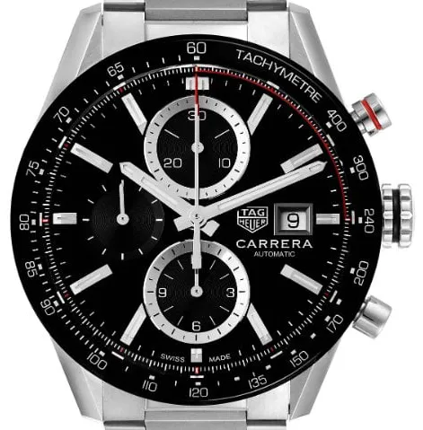 TAG Heuer Carrera CBM2110 41mm Stainless steel Black