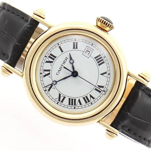 Cartier Diabolo 14200 32mm Yellow gold White