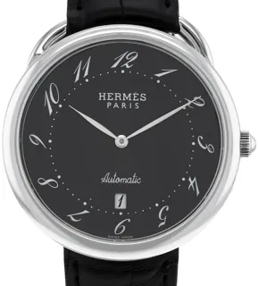 Hermès Arceau AR4.810 Stainless steel Gray