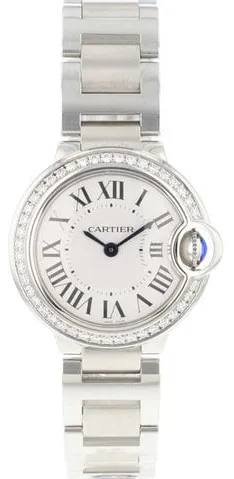 Cartier Ballon Bleu 28mm W4BB0015 28mm Stainless steel White