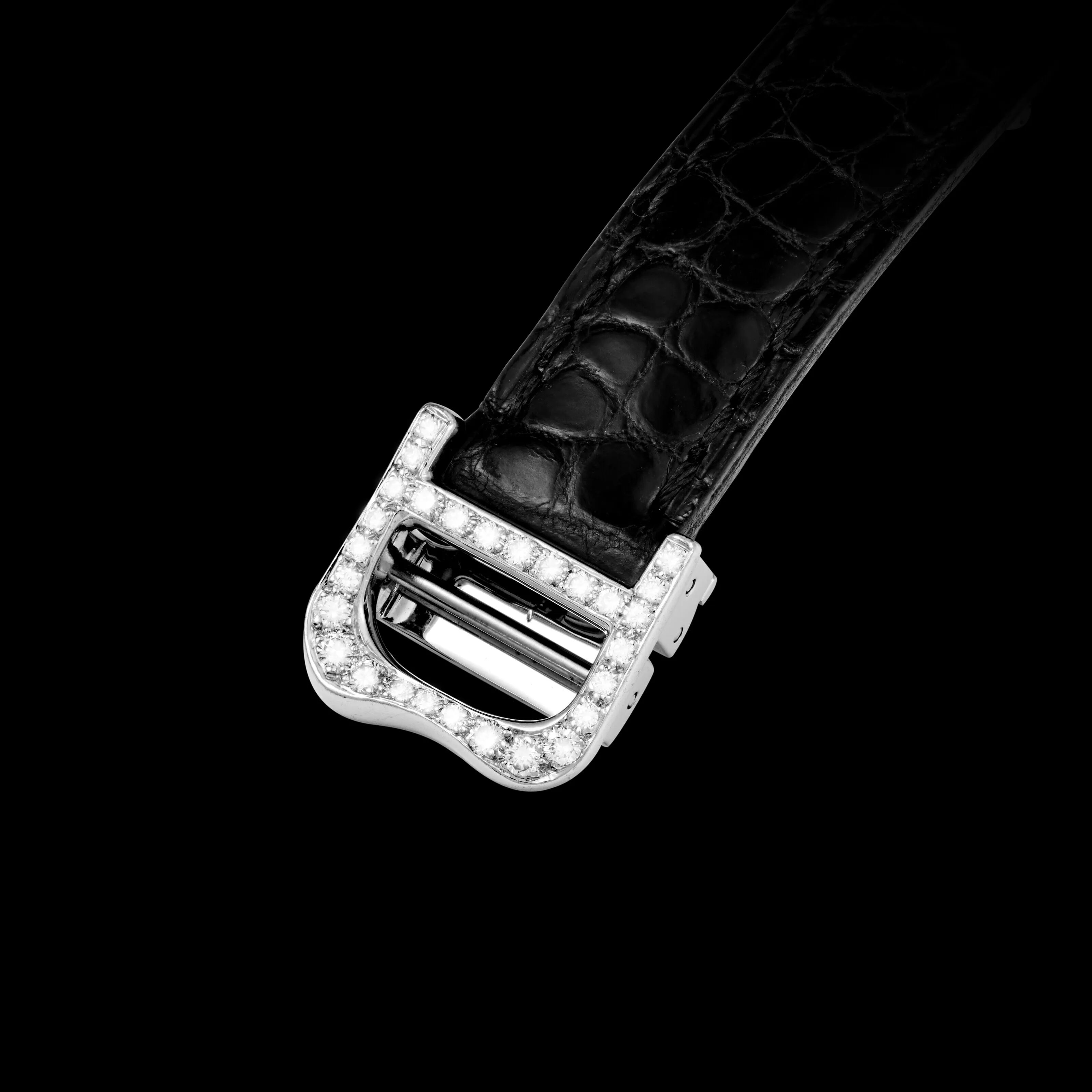 Cartier Crash 24mm White gold and Diamond Silver 2