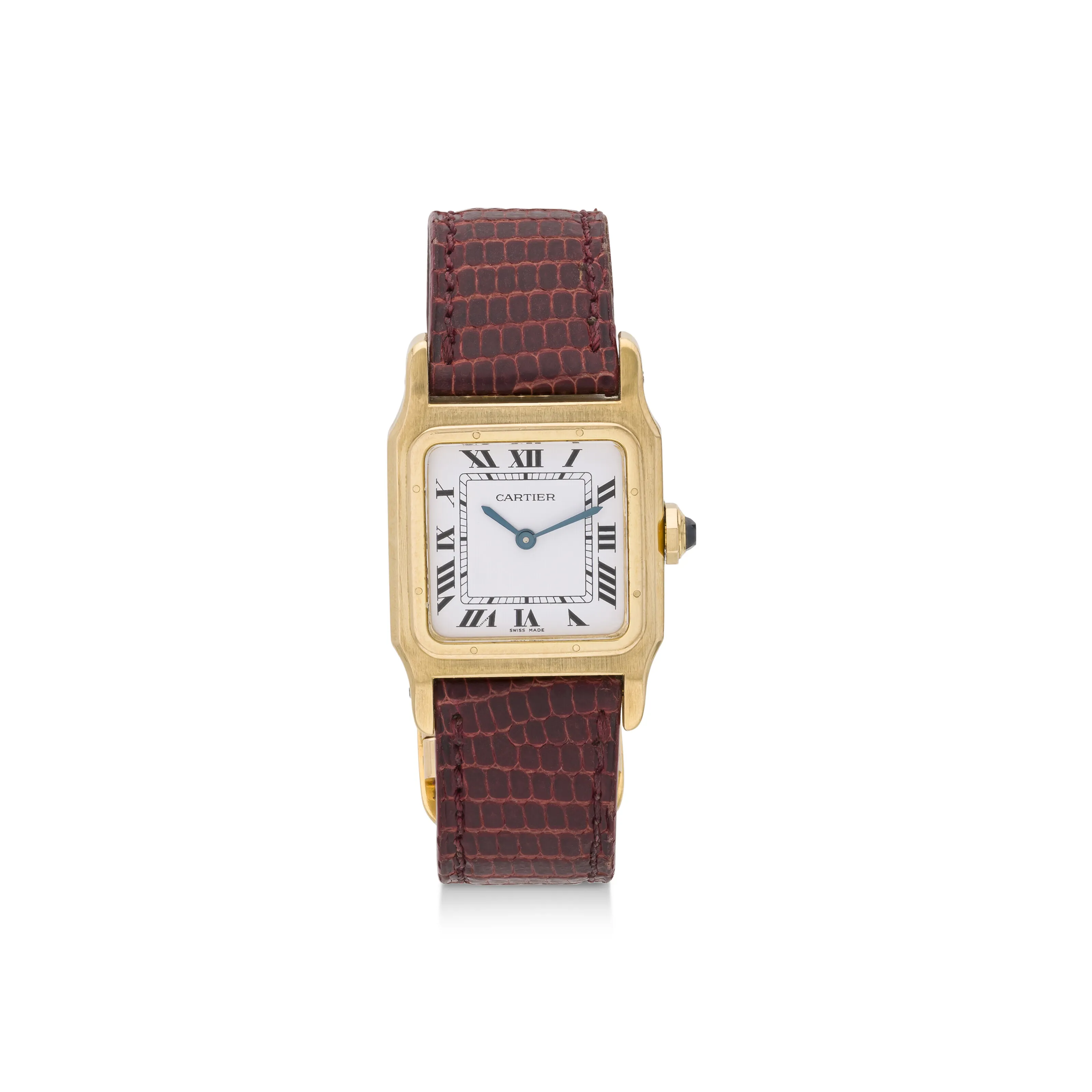 Cartier Santos 78097 28mm Yellow gold White