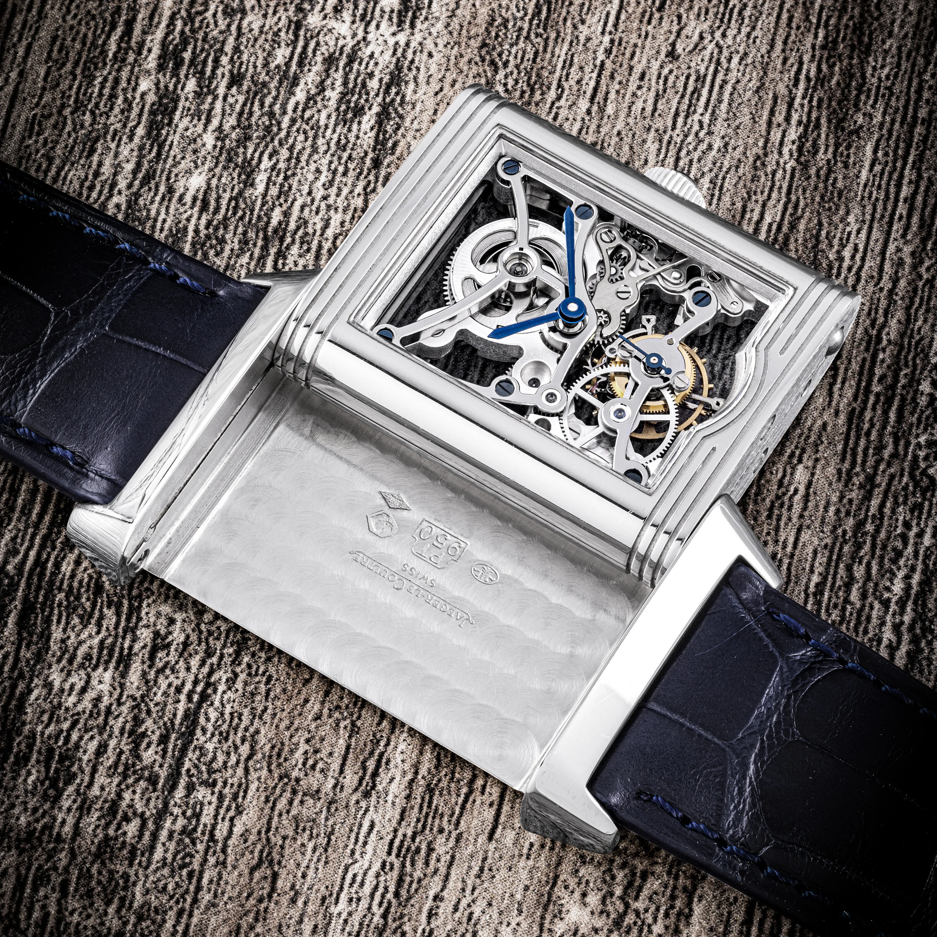 Jaeger-LeCoultre Reverso 270.6.48 26mm Platinum Skeletonized