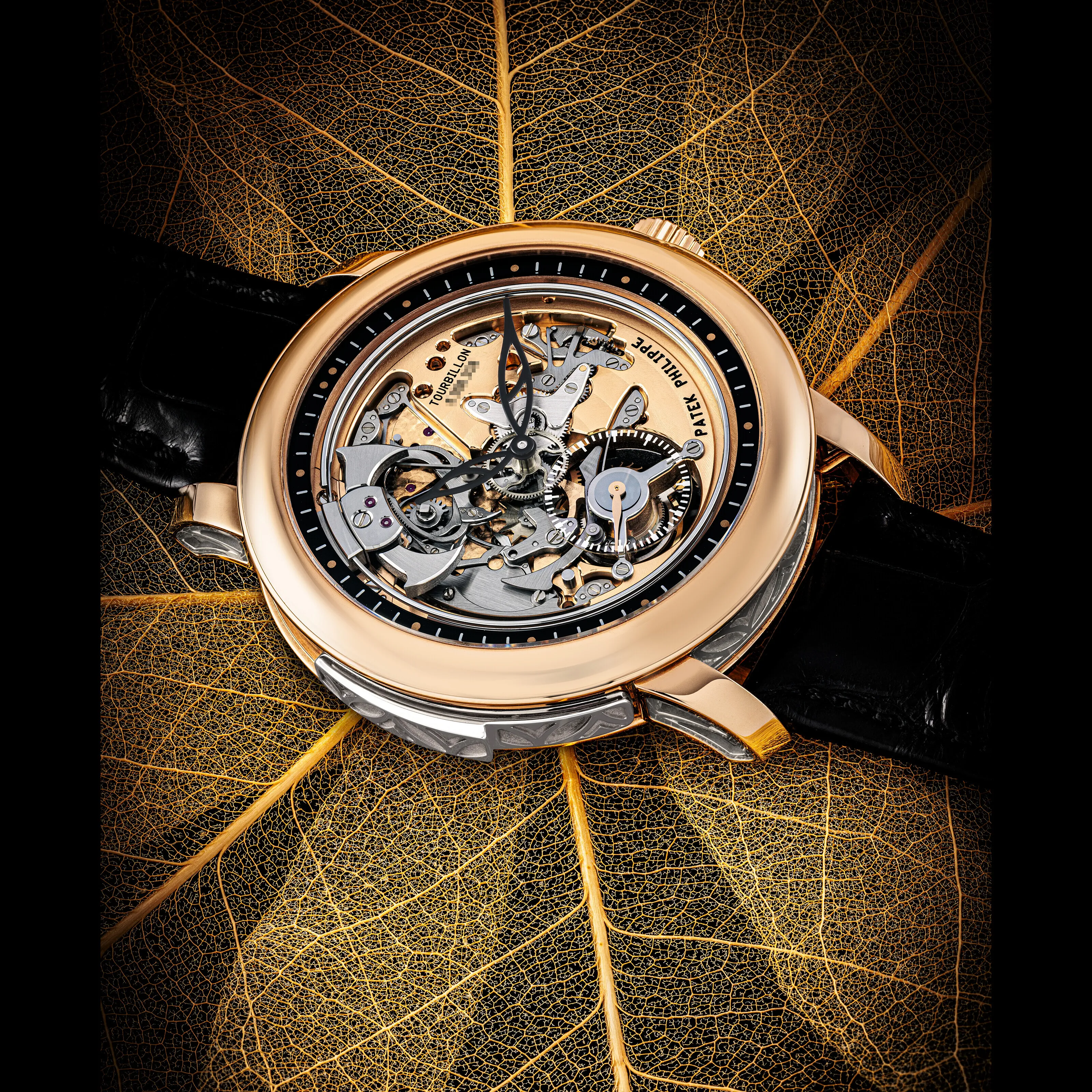 Patek Philippe Tourbillon Minute Repeater 5303R-001 42mm Rose gold Semi-skeletonized