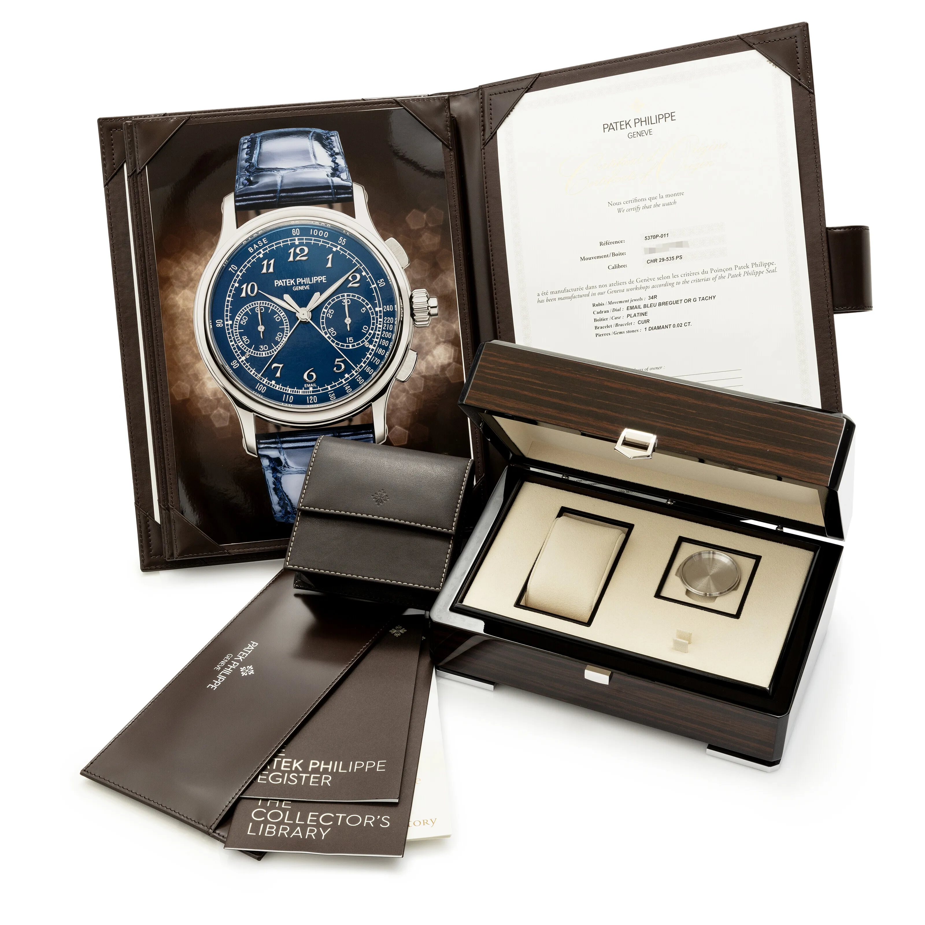 Patek Philippe Split-Seconds Chronograph 5370P-011 41mm Platinum Golden 3