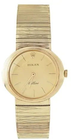 Rolex Cellini 606 32mm Yellow gold Champagne