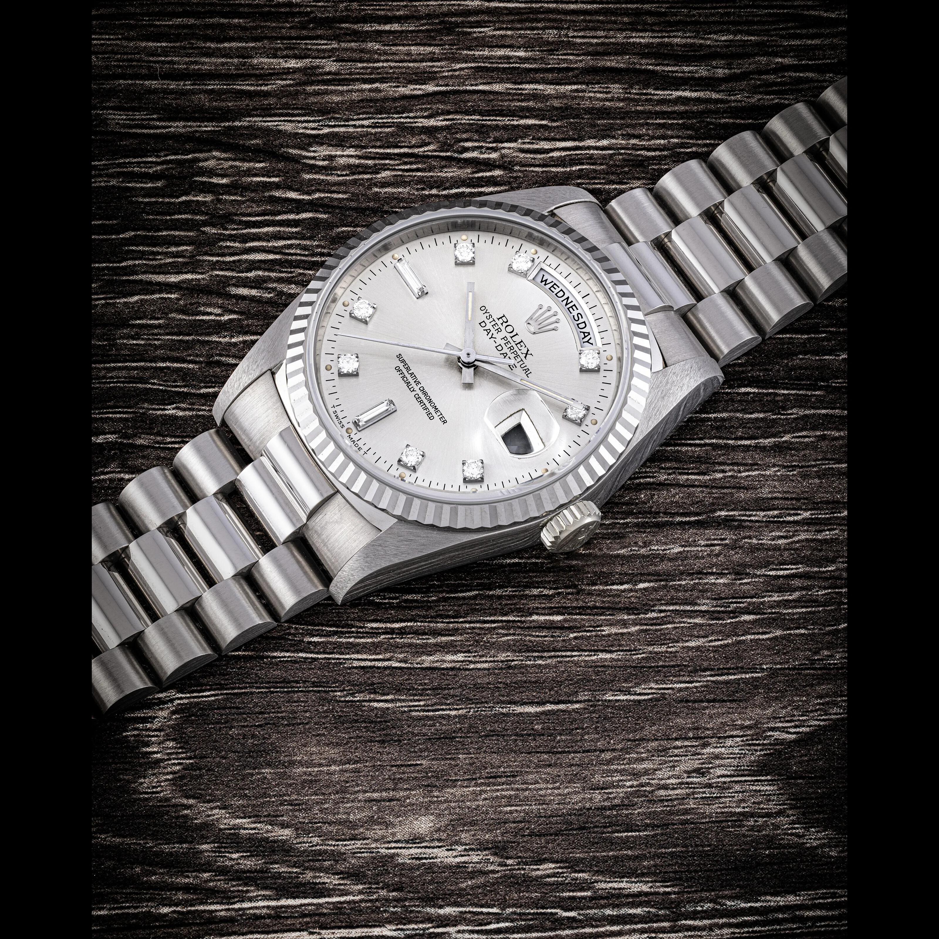 Rolex Day-Date 36 18239 36mm White gold Silver