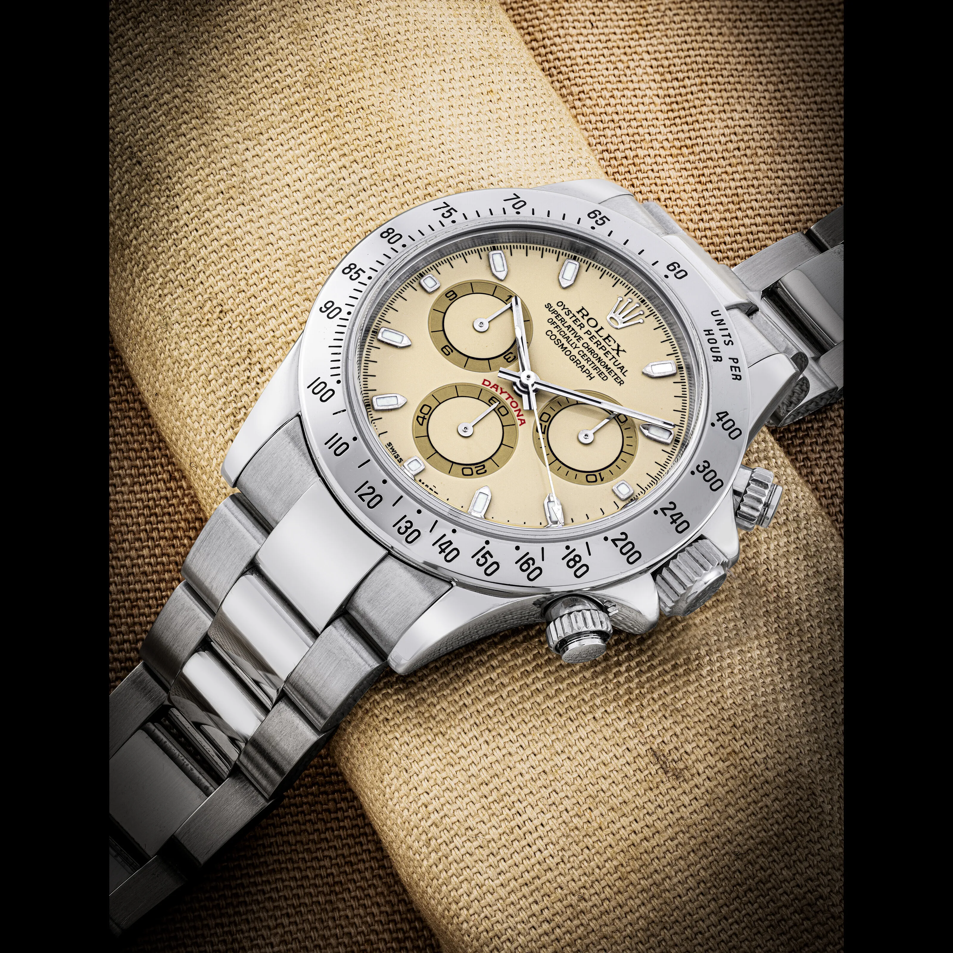 Rolex Daytona 116520 40mm Stainless steel Yellow