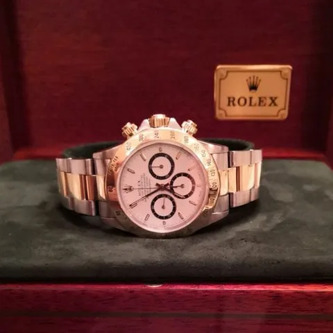 Rolex Daytona 16523 40mm Yellow gold and Stainless steel White