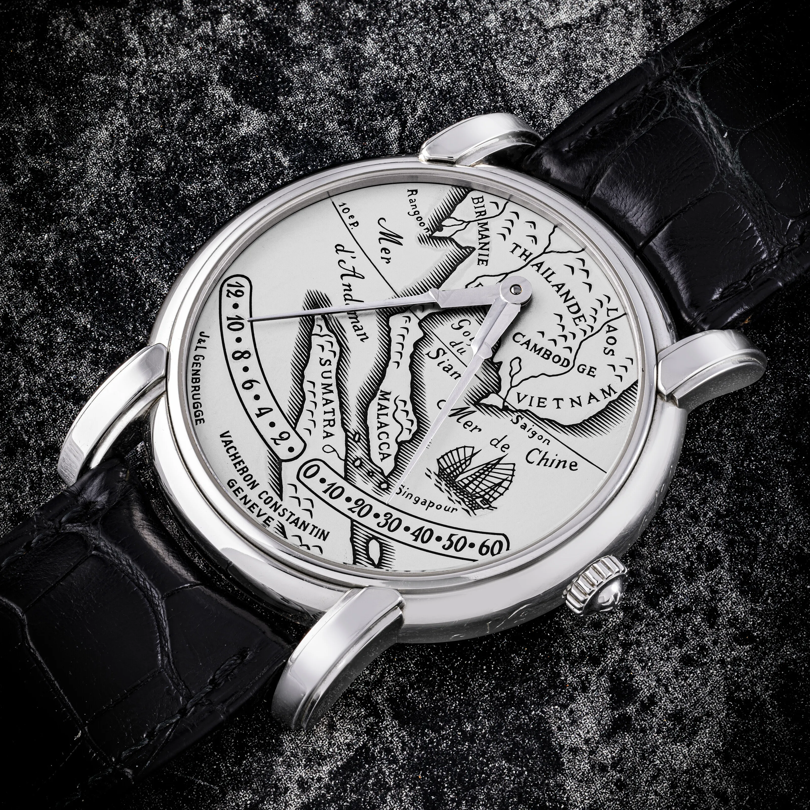 Vacheron Constantin Mercator 43050/000P 36mm Platinum Enamel