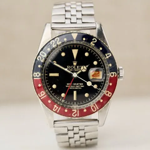 Rolex GMT-Master 6542 38mm Stainless steel Black