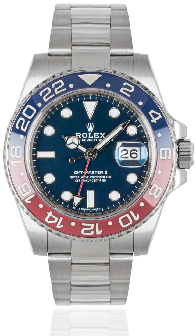 Rolex GMT-Master II 116719BLRO 40mm White gold Blue