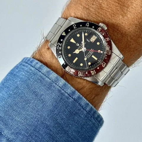 Rolex GMT-Master 6542 38mm Stainless steel Black