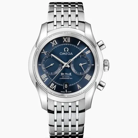 Omega De Ville Co-Axial 431.10.42.51.03.001 42mm Stainless steel Blue