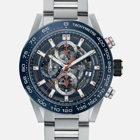 TAG Heuer Carrera CAR201T.BA0766 43mm Stainless steel Skeleton