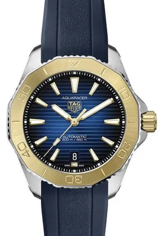 TAG Heuer Aquaracer WBP2150.FT6210 40mm Yellow gold and Stainless steel Blue