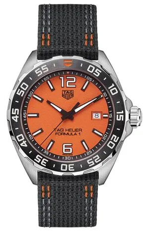 TAG Heuer Formula 1 Quartz WAZ101A.FC8305 43mm Stainless steel Orange