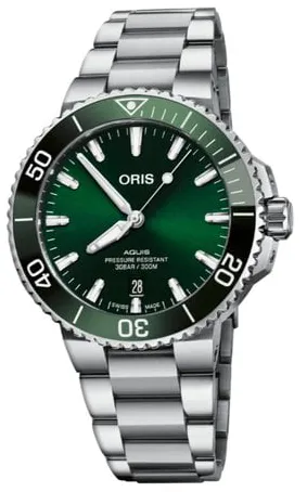 Oris Aquis 01 733 7766 4157-07 4 22 64FC 41.5mm Stainless steel Green