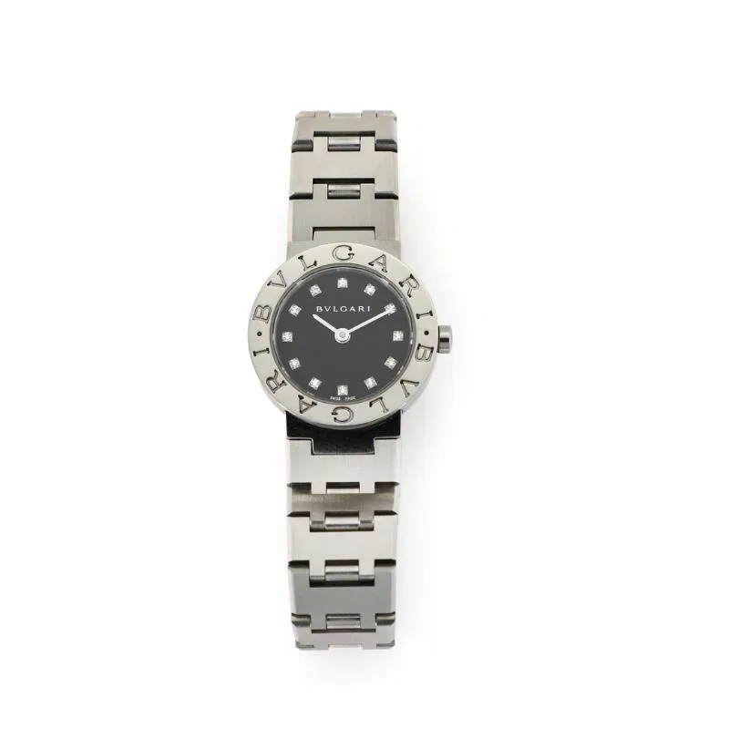 Bulgari Bulgari BB23SS 23mm Stainless steel Black