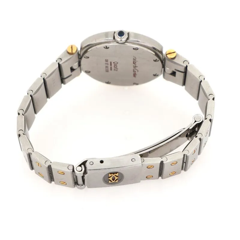 Cartier Santos Ronde 8191 27mm Yellow gold and Stainless steel White 4