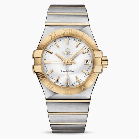 Omega Constellation Quartz 123.20.35.60.02.002 35mm Yellow gold and Stainless steel Silver