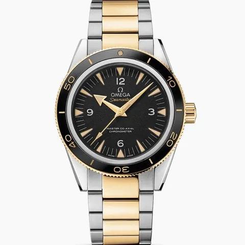 Omega Seamaster 300 233.20.41.21.01.002 41mm Yellow gold and Stainless steel Black