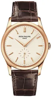 Patek Philippe Calatrava 5196R-001 Rose gold Silver