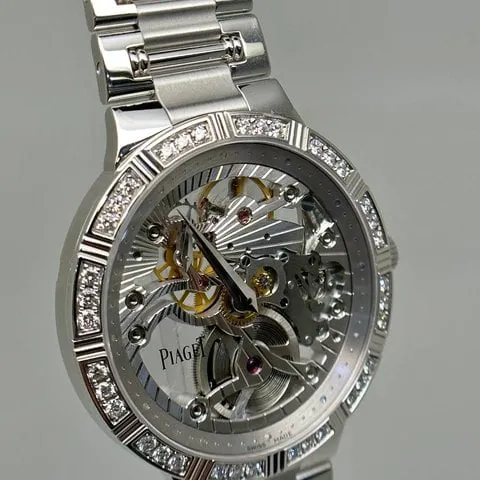 Piaget Dancer 38mm White gold and 18k white gold and Diamond Skeletonized