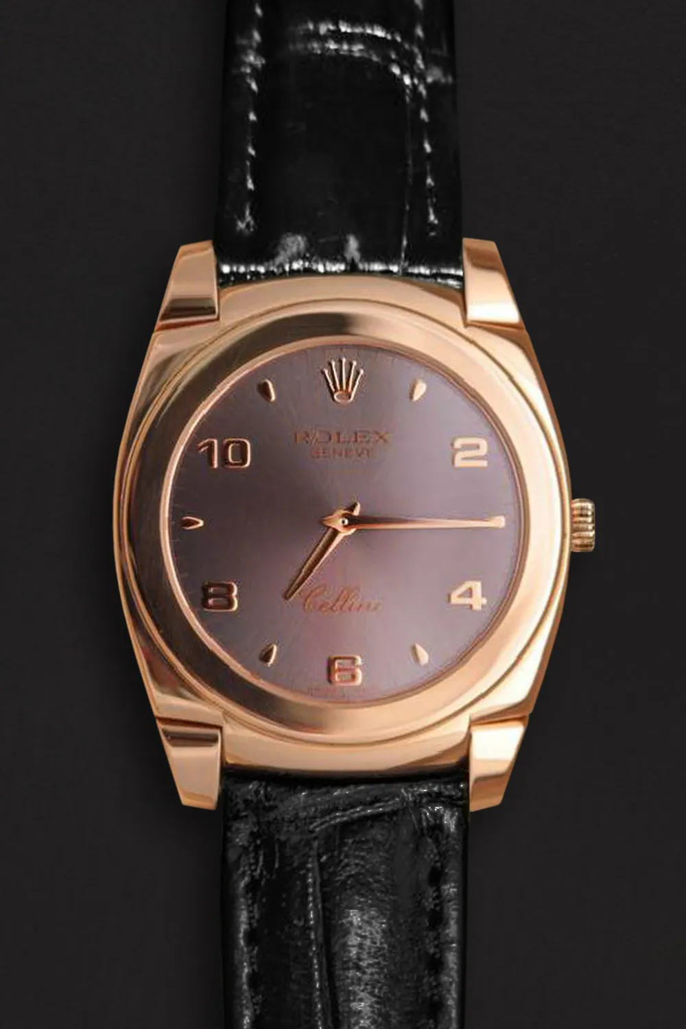 Rolex Cellini Cestello 5330 36mm Rose gold Gray