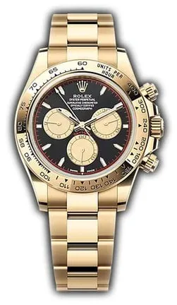 Rolex Daytona 126508 40mm Yellow gold Black