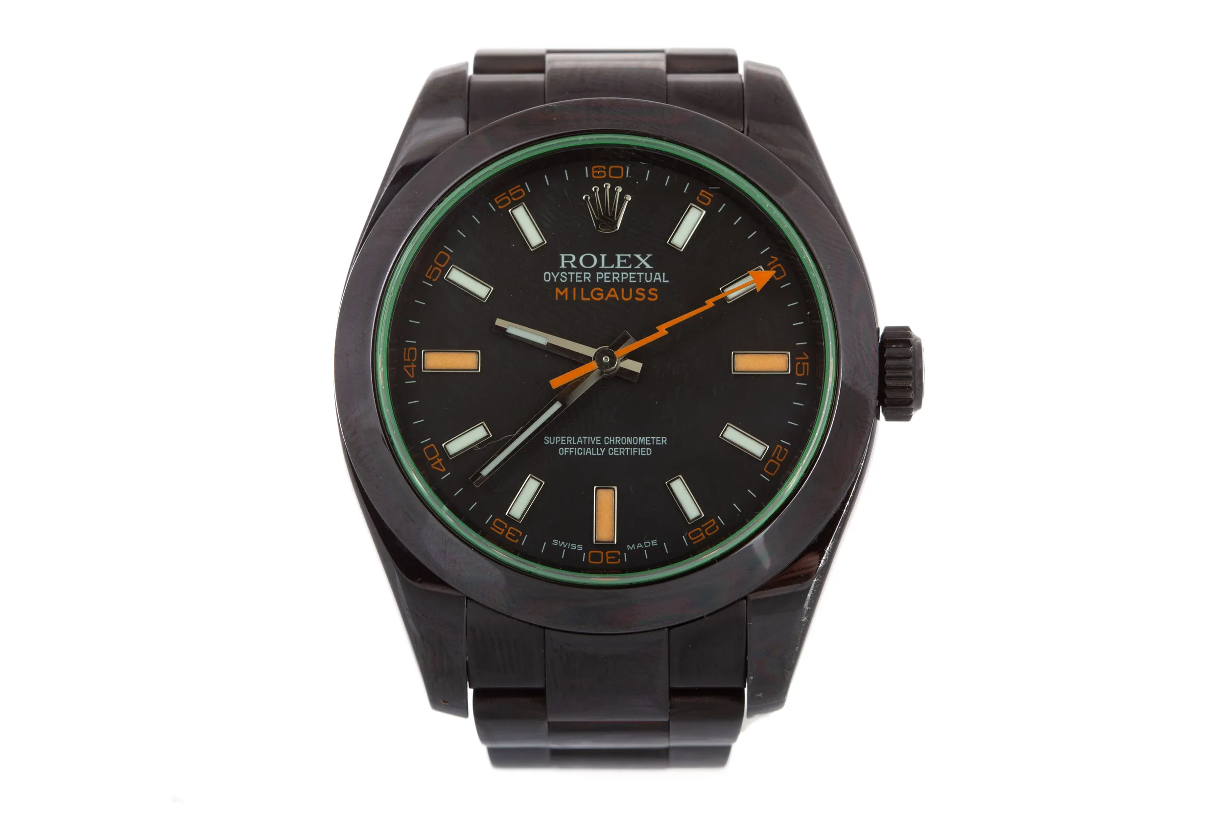 Rolex Milgauss 40mm Stainless steel and PVD Black